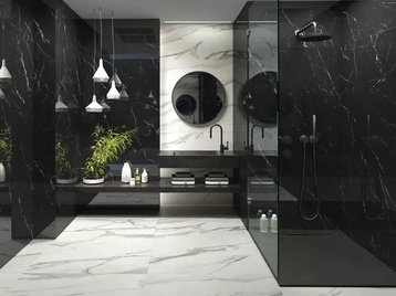 Облицовъчна настилка Nero Marquina