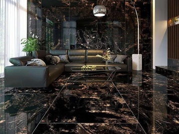 Magnifique Black калиброван гранитогрес
